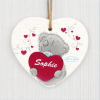 Personalised Me to You Hanging Wooden Love Heart Plaque Extra Image 1 Preview